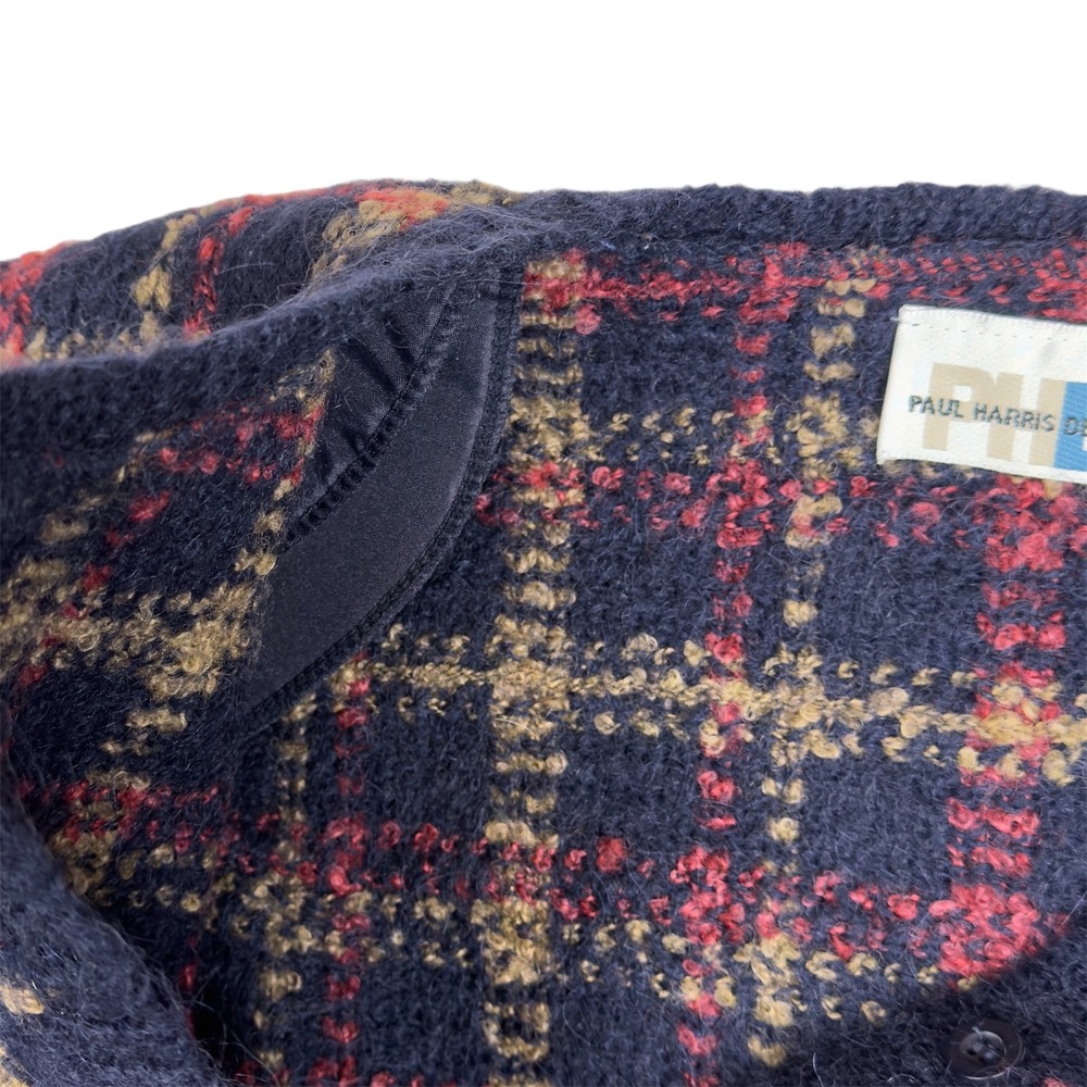 Vtg Mohair Wool Blend Cardigan Women's Small Cottagecore Paul Harris Cozy Knit - Picture 7 of 10